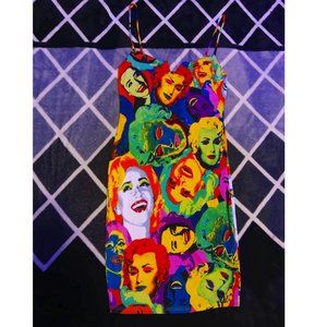 Slim Fit Marilyn Monroe Rainbow Party Dress